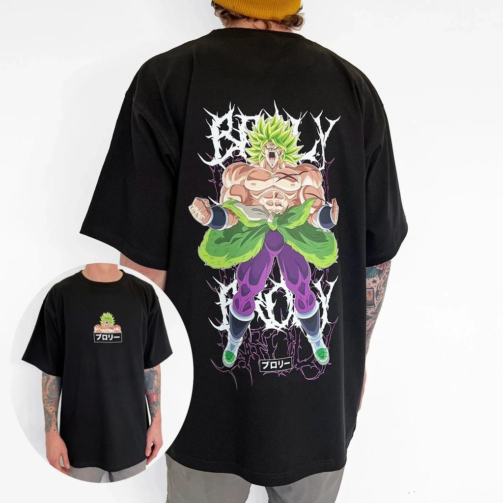 T-Shirt Autentica con Licenza Dragon Ball 2026 - Maglietta Retro Oversize con Grafica di Son Goku, Cotone Comodo Unisex per i Fan