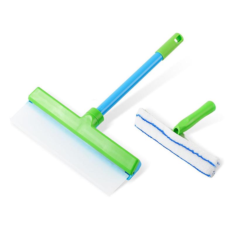 3 in 1 Cleaning Kit Car Window Windshield Water Wiper Household Bathroom Mirror Door Window Glass Wiper Scraper Shower Squeegee Blue White