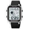 Skmei 1971 Digital Square Alarm Fashion Sports Men's Watch Waterproof 5ATM Plastic