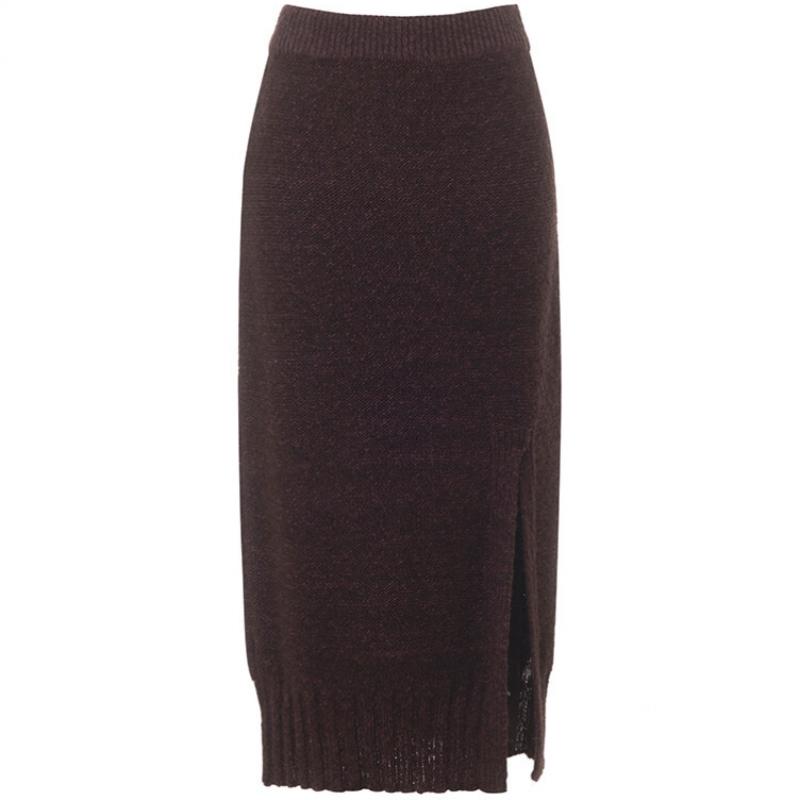On On Slit Maxi Knit Skirt Nek4ws929