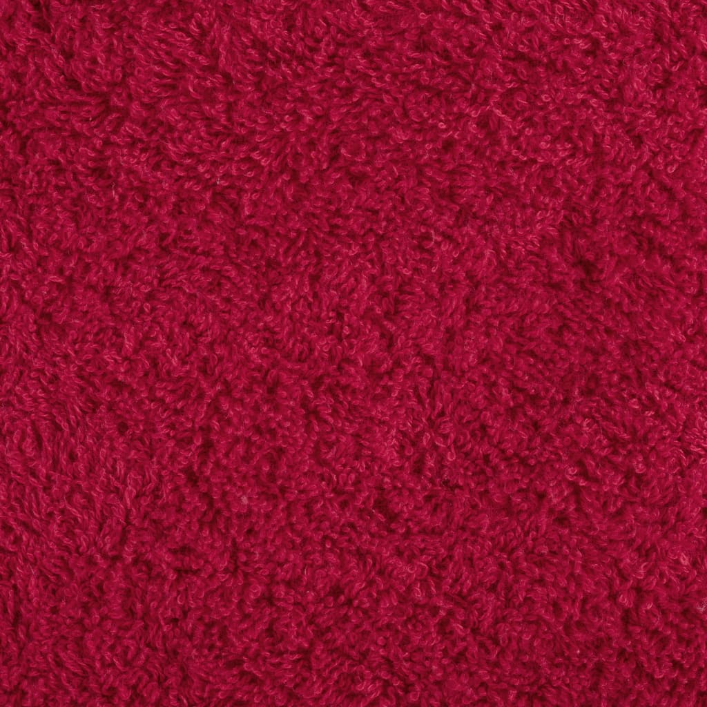 Ręczniki Premium Solund 10 Szt. Czerwone, 100X200 Cm, 600 G/Cm²