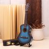 Dolls House Miniature Guitar Desk Decor Guitar Scale Model Guitar Ornaments Acoustic Guitar Toys