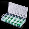 270Pcs 18 Sizes Assortment Kit Rubber O Ring Air Conditioning HNBR O Ring Set for Insulation Gasket Washer Seals Air Conditioning Car Auto Vehicle