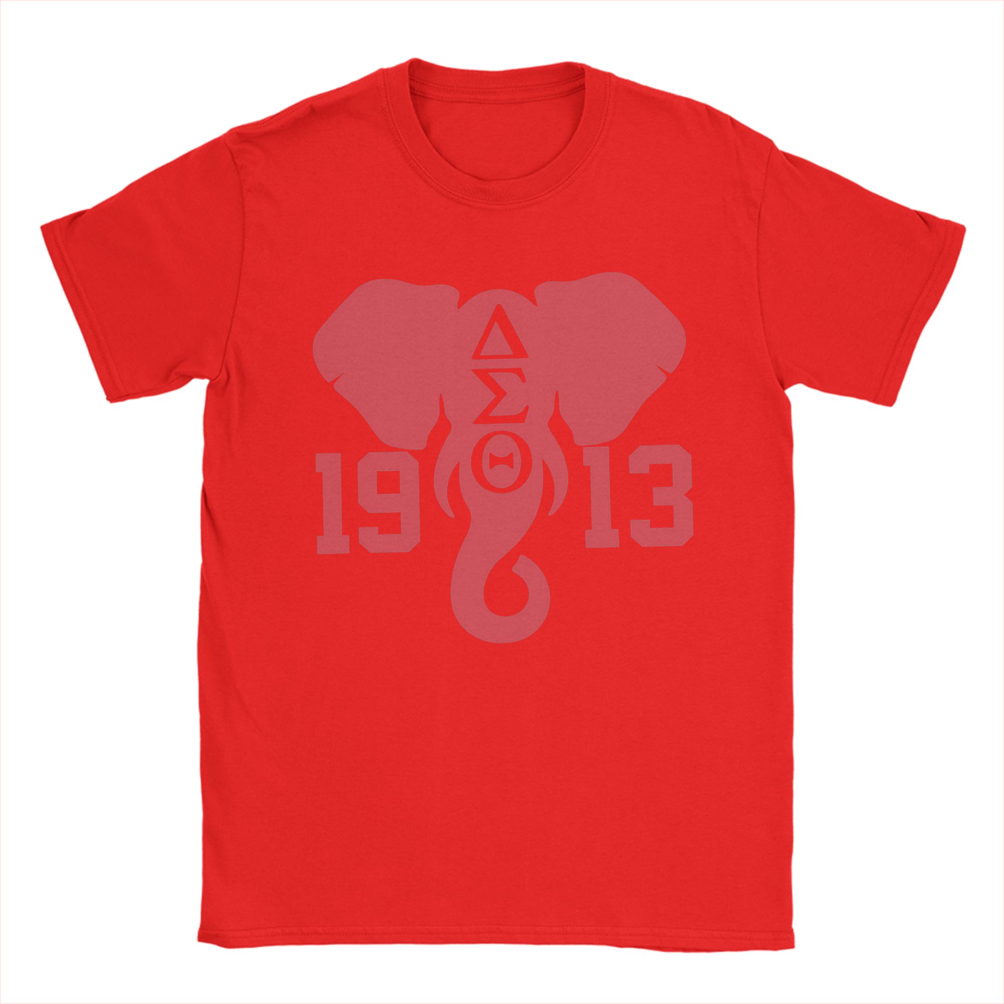 Delta Sigma Theta 1913 AEO Elephant TShirt  Popular TShirts Short Sleeve Classic Tshirt Summer 100 Cotton 4XL 5XL 6XL Clothes S