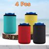4PCS Square Pattern Cup Insulated Sleeve Non-slip Bottle Insulated Cover Can Cooler Sleeves  Party