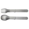 WINNERWELL Titanium Folding Fork & Spoon Set, Lightweight, for Camping, Outdoor Touring, Backpacking, and Bushcraft [Official Japanese Product]