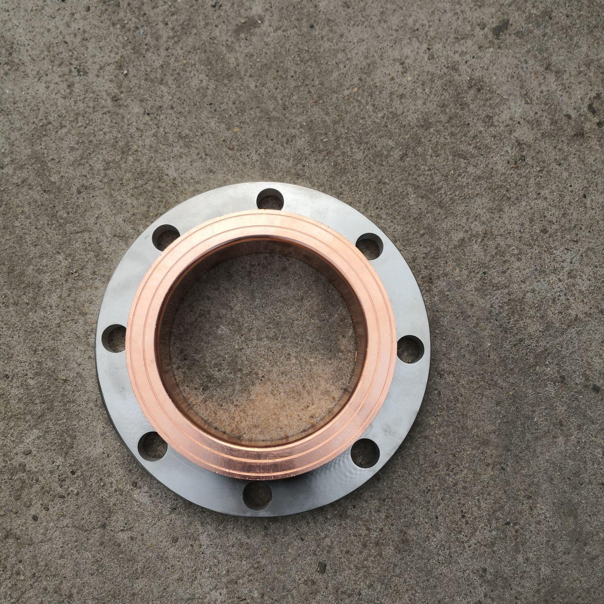 Purple Flange Neck Sleeve with Raised Edge, Loose Fit, Rotating Disk, Butt Weld DN50/65/80/100/150 DN20 φ22