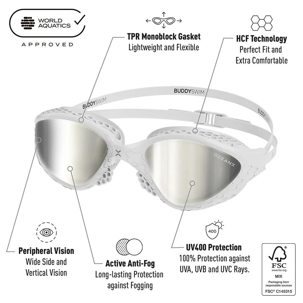 Buddyswim Swimming Goggles OzeanX Mirror