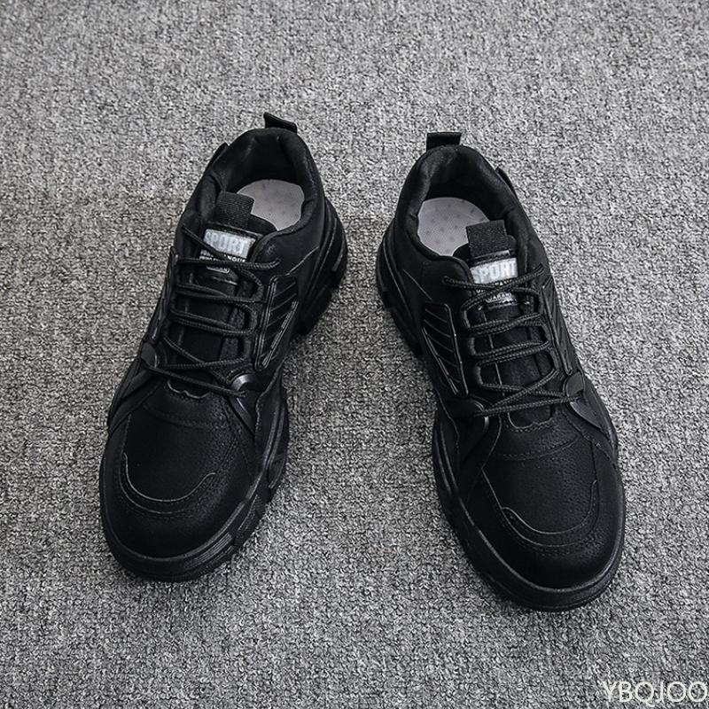Men's Autumn New Breathable Versatile Thick Soled Sports Board Shoes Anti Slip Wear-resistant Daily Casual Men's Shoes