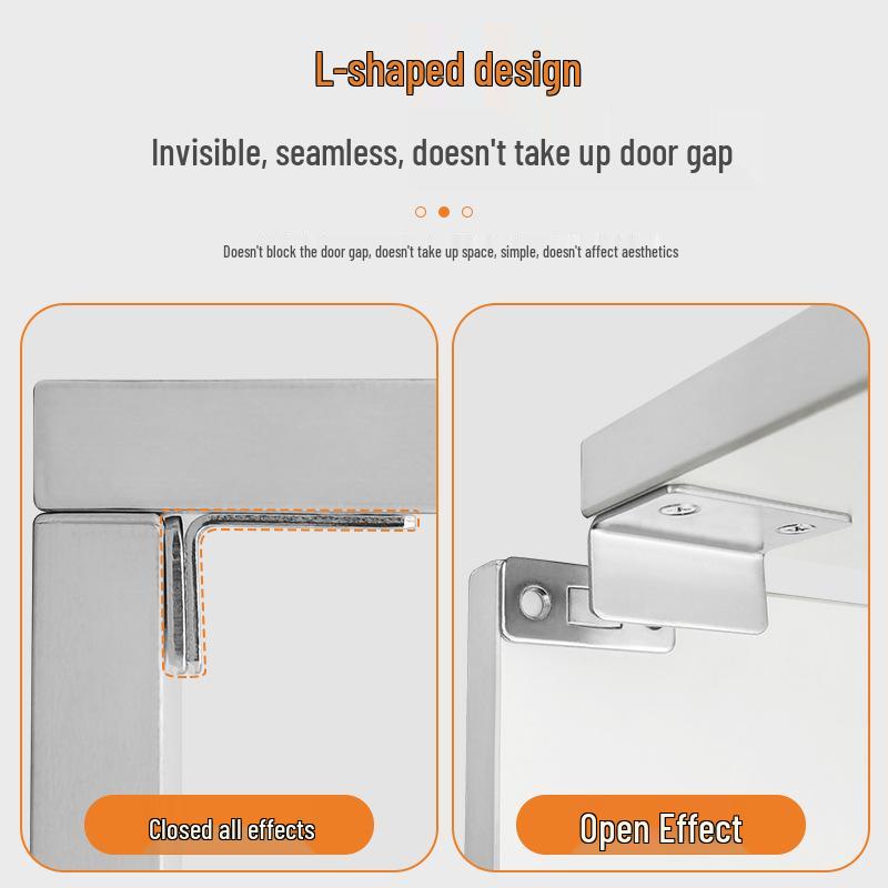 Punch-Free Strong Magnetic Door and Drawer Suction Device