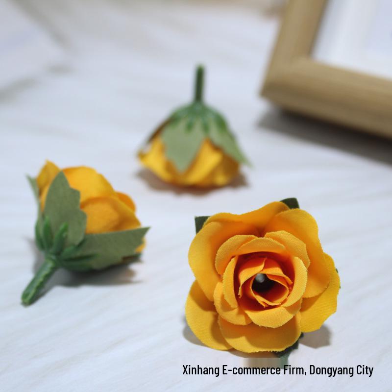 Handgefertigte Mailand Rose Künstliche Blume für Zuhause, Hochzeitsdekoration und DIY Kopfschmuck