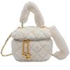 Autumn And Winter Plush Niche Design Sense Bag  New Women Solid Color Popular Chain Crossbody Pack Fashion Simple Furry Bags