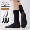 Men's Autumn and Winter Professional Sports Fitness Sports Shock Non Skid Towel Bottom Mid Tube Socks