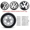 Car Wheel Center Hub Caps Accessories 4pcs 55 56 65 70mm for VW Golf Polo Passat T-roc CC B5 B6 B7 Jetta Center Cover