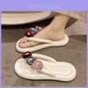 Sweet Floral Designed Womens Flip Flops Casual Summer Comfort Non Slip Sandals