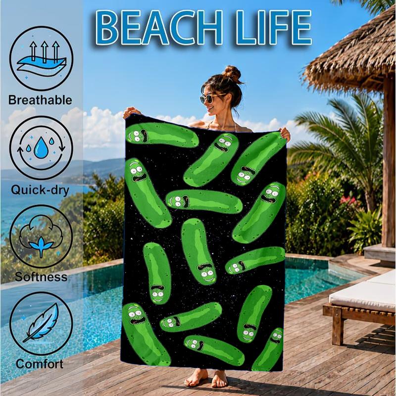 Monster Scientist Beach Towel, Microfiber Beach Towel, Perfect For Pool, Beach, Travel, Home Decor Beach Party Fan gifts