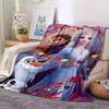 1 st Frozen II deken Lichtgewicht Flanellen Plaid voor Bank Bed Reizen Kamperen Woonkamer Kantoor Bank Stoel