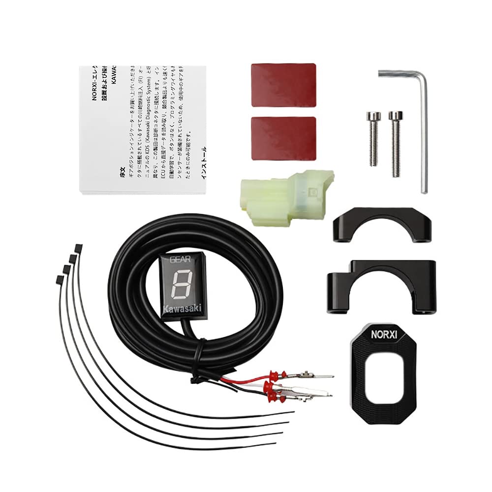 Gear Indicator for Kawasaki Kawasaki Motorcycle 6 Speed 1-6 Level LED Digital Display Waterproof
