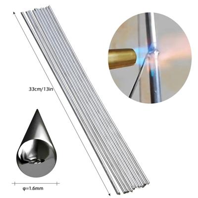 50Pcs Low Temperature Simple Welding Rods Tin Aluminium Flux Cored Welding Electrodes Wire Solder Aluminum Rods No Need Solder