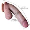 Ultra-Soft Full-Body Dildo, Flexible & Bendable Silicone Adult Toy, Squeezable Design for Women, Couples & Intimate Play