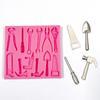 2Pcs Silicone Mold for Fondant Chocolate & Cake Baking