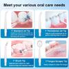 Portable Oral Irrigator 3 Cleaning Mode IPX7 Waterproof ,Type-C Rechargeable Dental Cleaner 4 Nozzle High Pressure Mouthwash