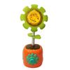 Drehbare Sonnenblumen-Seifenblasenmaschine Spielzeug Musik Seifenblasenmaschine Spielzeug Sommer Draußen Hinterhof Spielen Seifenblasenwerfer Familienaktivität