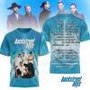 Band Backstreet Boys T-SHIRT 3D Tutte le taglie AOP dalla S alla 6XL XX667