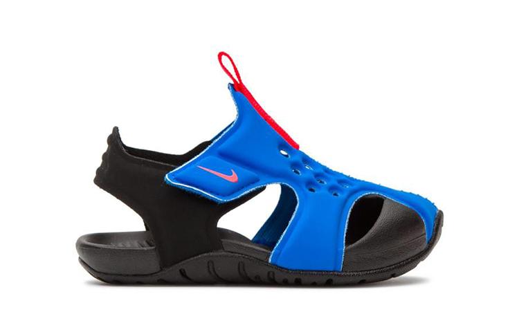 Nike Sunray Protect 2 Comfortable Low Top Toddler Shoes Blue Black Infant And Toddler 943827-400