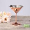 Edelstahl Champagner-Toasttasse Roségold Edelstahl Martini-Glas Bar-Getränk
