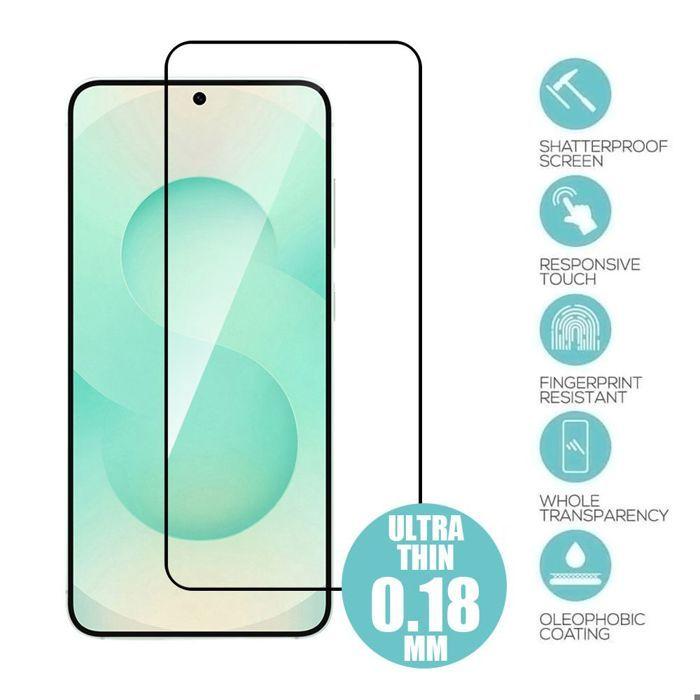 Film de protection en verre trempé - BOOLING - Samsung Galaxy S25 FE - Lot de 2 - Antichoc - 9H
