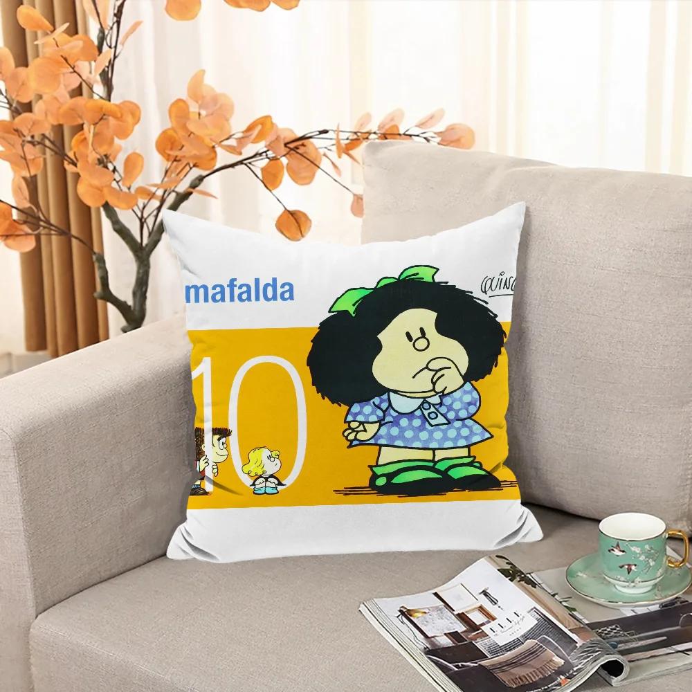 Fall Pillow Cover X Mafalda Decorative Pillows for Sofa Cushion Covers Pillowcase Cushions Home Decor X Body Bed