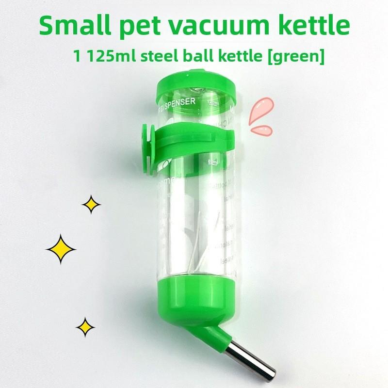 Hamster Water Bottle With Steel Ball Valve Leakproof Drinking Dispenser For Small Pets