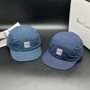 Patch Label Five-piece Short-brimmed Baseball Cap for Men and Women, Simple Casual and Versatile Sunshade Cap, New Spring and Summer Models
