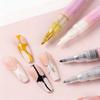 4Color Quick Dry Nail Art Pen Markers Nail Polishing Pen Safe Ink for Precise Designs Portable Use in Any Situation