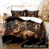 Fashion Anime 3D Arknights Bedding Sets Duvet Cover Set with Pillowcase Twin Full Queen King Bedclothes Bed Linen Customizable