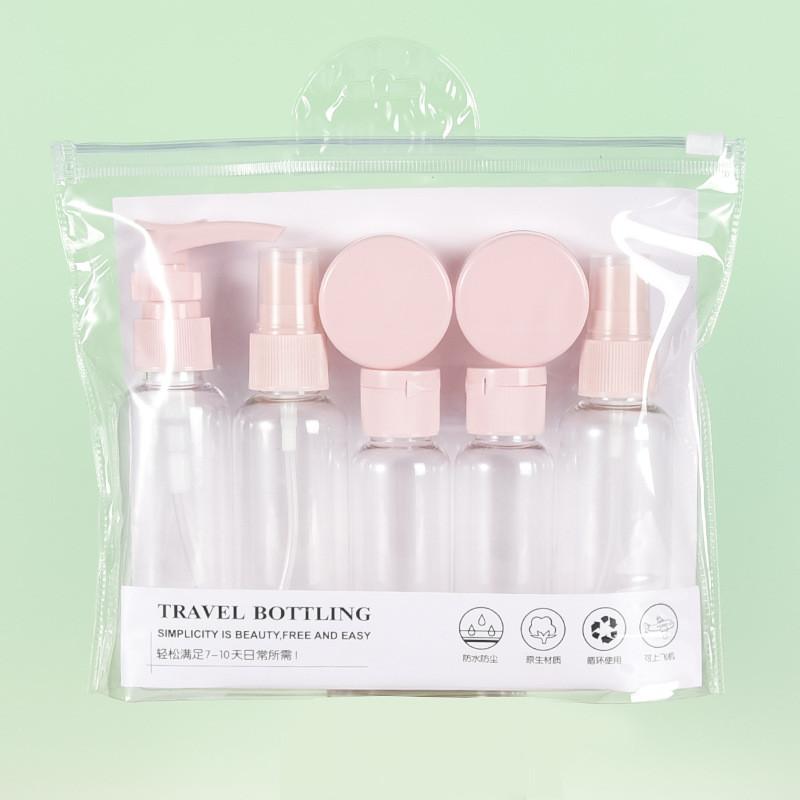 7pcs Makeup Travel Dispenser Portable Toiletry Kit Pressed Spray Tools Bottle