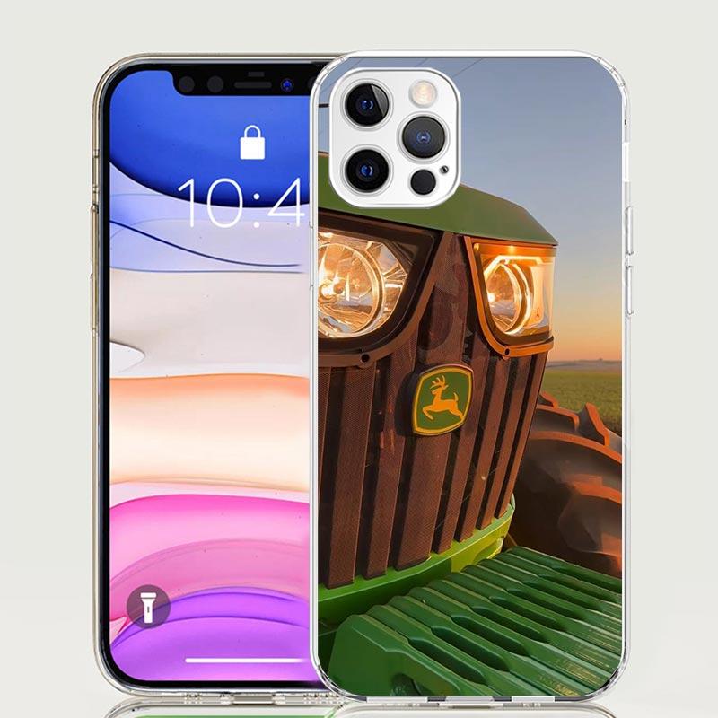 Farm Vehicle Tractor Case Phone Cover for Apple iphone 13 Pro Max 12 Mini 11 X XS XR XS Max 7 Plus 8 6S 6 5 SE 5S Trend Fundas