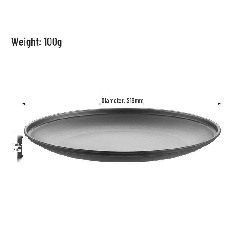 NuFeng Camping Outdoor Shallow Plate 218mm