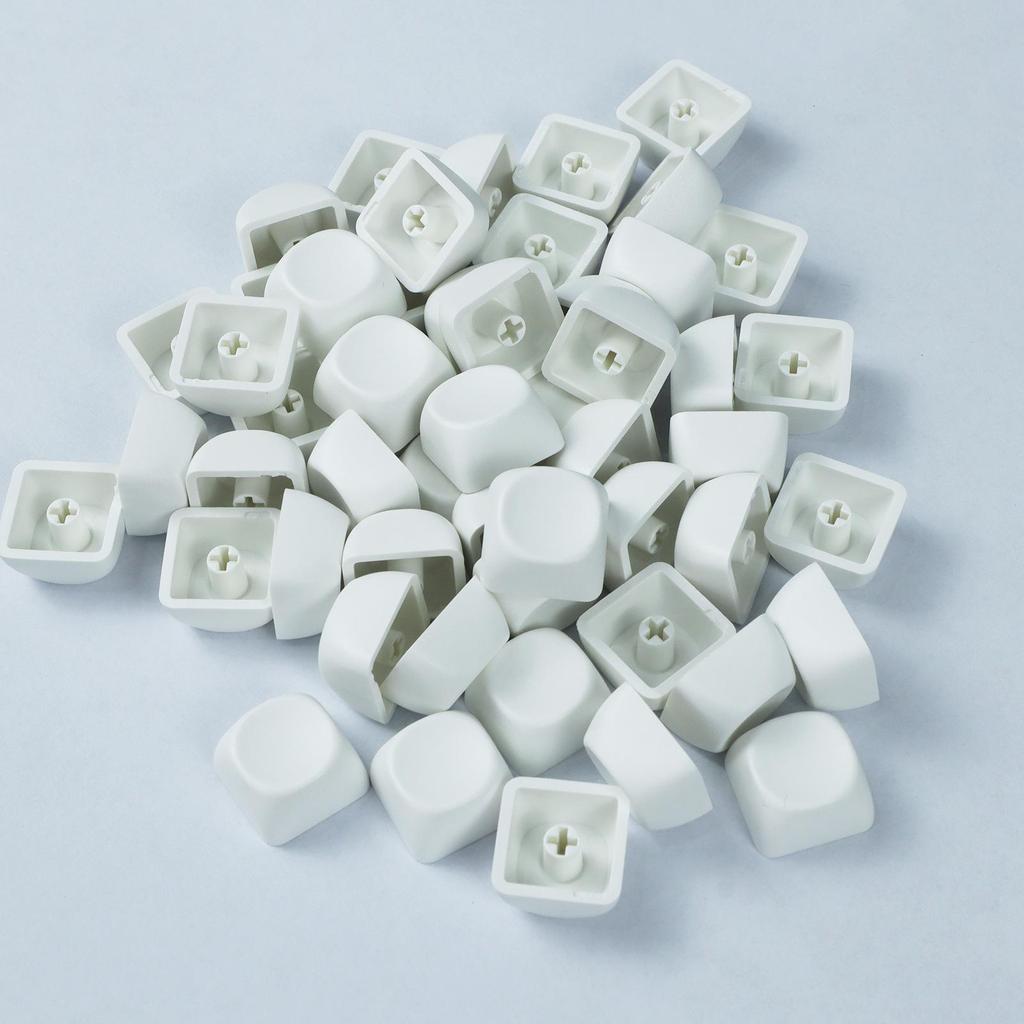 PBT Material MOA Colored Keycap Set - Universal Mechanical Keyboard, Monochrome to Multicolor Rainbow Styles