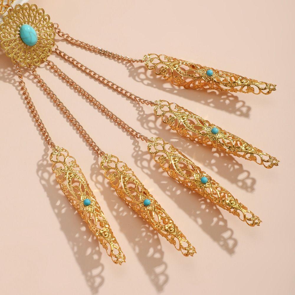 Pierścionki na rękę Pierścionki na paznokcie z bransoletką Koreańskie pierścienie na kostki Ochrona końcówek palców