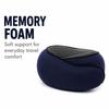 Memory Foam Travel Neck Pillow U-Shaped Airplane Sleep Office Car Use Portable Foldable With Carry Pouch