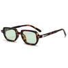 New square sunglasses European and American retro arrow-shaped rivet glasses fashion sunglasses women's sunglasses