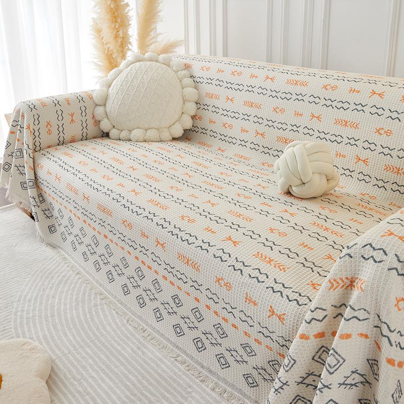 Ethnic Style Sofa Towel, Four-season Universal Sofa Cover, Sofa Blanket, Full Cover, All-inclusive One-piece Sofa Cover, Cover Cushion
