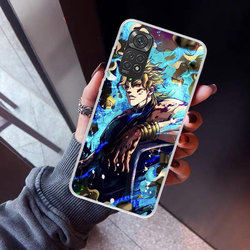 JoJo Adventure Dio Diego Brando Phone Case For Xiaomi Redmi Note 10 11 12 13 14 15 Pro Plus 11S 12S 14S 11T 11E 10S Soft TPU Bac