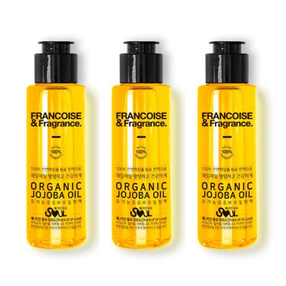 

Franceoise organic jojoba oil unrefined, 50ml, 3 units