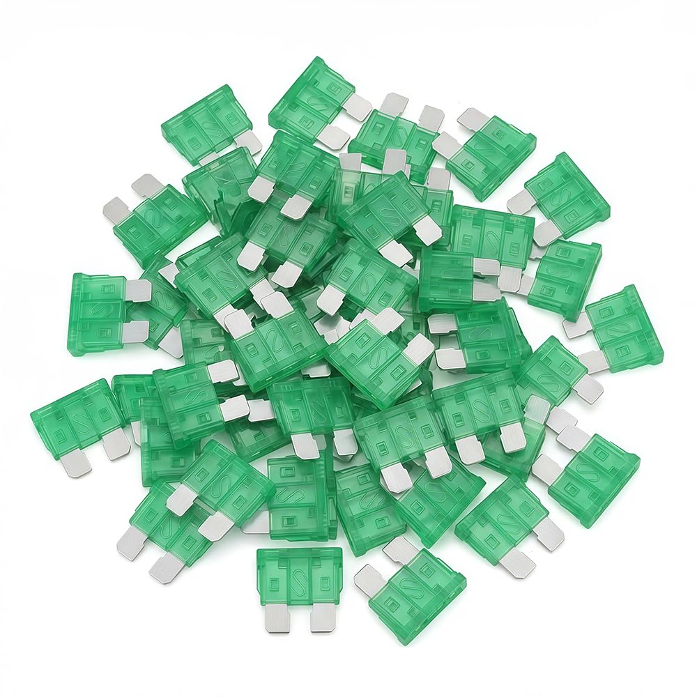 (80Pcs) 10 Amp Standard Fuse, 10A Car Blade Fuses for Car/RV/Truck/SUV/Motorcycle/Boat