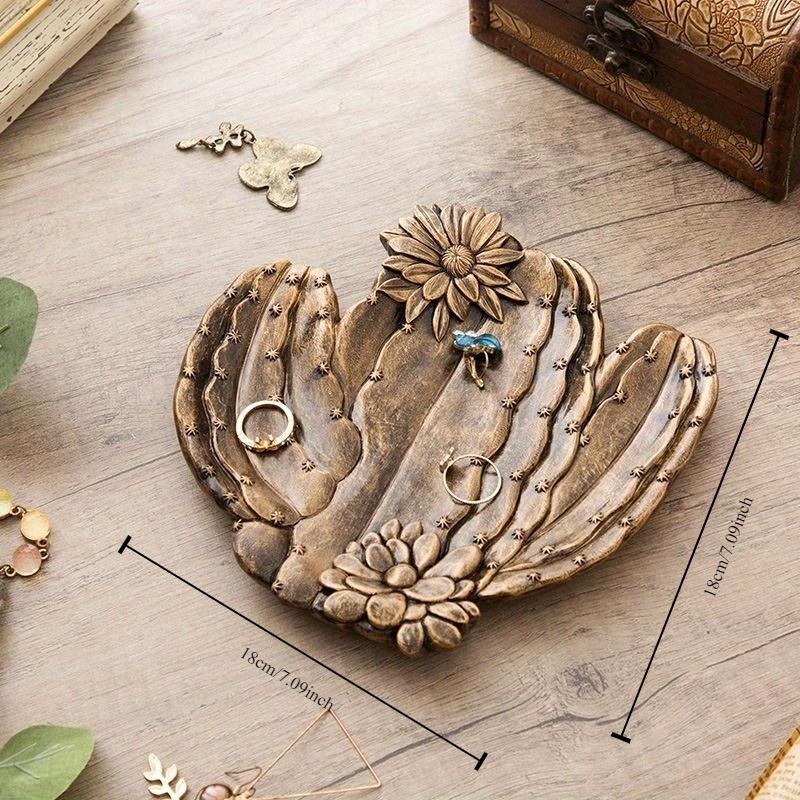 Cactus Ornament Decoration Coffee Table Candy Dried Fruit Dish Kitchen Supplies Home Decoration
