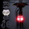 Bike Rear Light Compact Cycling Rearlight Bright Bike Taillight With 5 Modes For Night Travel Camping Commuting Road Dirt