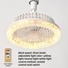 Smart Remote Control Iling Fan with LED Lighting Iling Fan with Lights Remote Control E27 Converter Base for Living Room